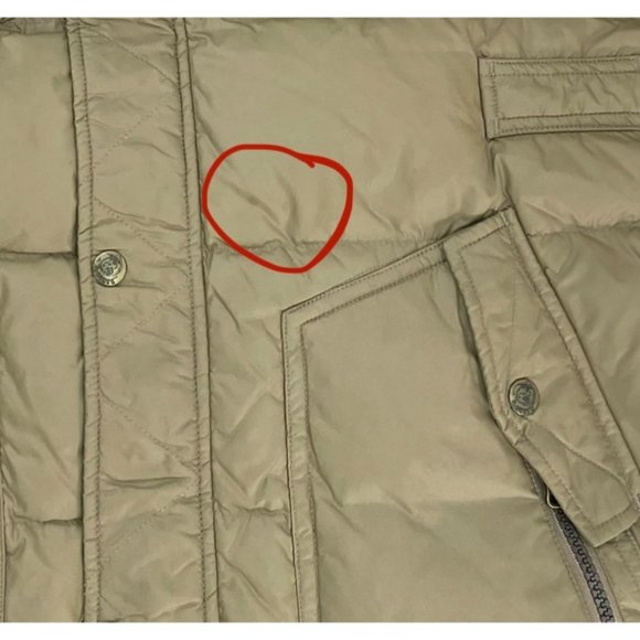 Popeye Jacket King Features Syndicate Puffer Down Embroidered Kids Tan Youth L - Picture 15 of 15